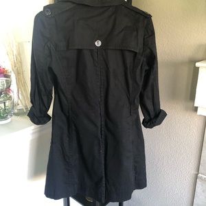 Black trench coat